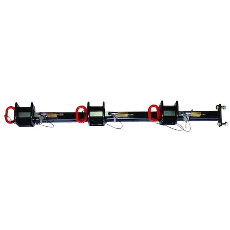 Sunbelt Equipment Guard II Equipment Rack for Open Trailers 4.37" x7.7" x33.5" A-B1TG3000